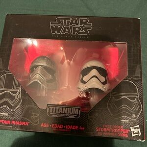 Hasbro Star Wars Black and Silver Helmets Set